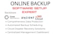 setup online backup software cove data protection axcient x360cloud datto bcdr