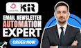 be your convert kit expert, kit newsletter, kit landing page