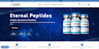 build research peptide peptide website website with payment integration