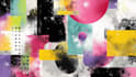 create modern abstract art digital painting