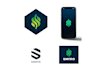 do modern timeless, tech, crypto, startup, and app logo