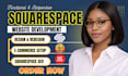 build squarespace website, squarespace redesign, website development squarespace