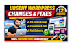 make urgent wordpress changes, edits and fixes in 12 hours