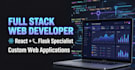 build a full stack website with frontend and backend