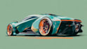 design custom automotive illustration