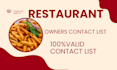 provide accurate restaurant data entry , management services