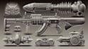 design unique weapons illustrations