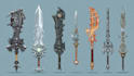 design unique weapons illustrations