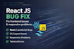 fix react js bugs, frontend issues, and responsive problems