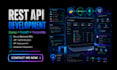 offer rest API development and deployment services by python django postgresql