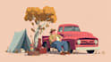make retro and vintage illustration