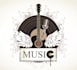 design modern awesome guitar logo