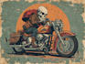 draw awesome skull or skeleton illustration for you