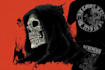 make great skull or grim reaper illustration in my style