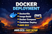 deploy your application on AWS azure gcp using docker