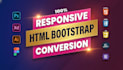 convert figma design to responsive html css bootstrap