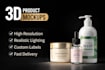 create realistic 3d product mockups and packaging designs