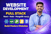 design and develop a custom website full stack developer