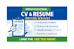 review, edit or rewrite your CV or resume professionally
