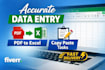 do ms excel data entry data cleaning and spreadsheet formatting