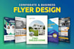 design professional business and event flyer