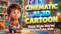 create cinematic 3d ai cartoon animation