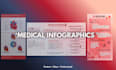 design professional medical and educational infographics