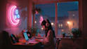 create image animation and lofi loop animation for you