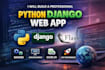 build a professional python django web app