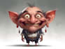 draw cute ugly cartoon caricature