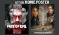design a professional action movie poster