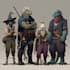 fantasy dnd party and dnd design