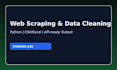 scrape and clean website data with python