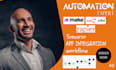 make com automation, make com, made com, make automation, integromat, zapier n8n