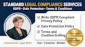 write gdpr compliant privacy policy, data protection and terms and condition