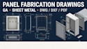 create professional electrical panel ga and fabrication drawings in autocad