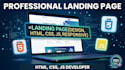 design a professional responsive landing page
