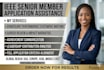 write your ieee senior member significant performance statement