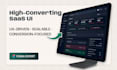 design high converting saas UI UX dashboard for web and mobile apps