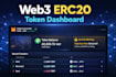 build a web3 erc20 token dashboard with metamask using react wagmi viem