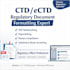 prepare ctd dossier, dmf, anda regulatory documents
