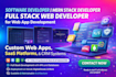 develop mern stack application as full stack software and react saas development