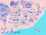 design a city, event, wedding or tourism map illustration