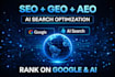 advanced SEO GEO aeo optimization for ai search and google