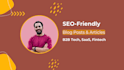 write SEO blogs and articles for your b2b tech company