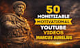 create motivational monetizable youtube video