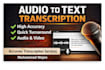 do audio to text transcription