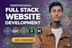 build rebuild custom website development full stack front end back end developer