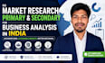 do market research primary and secondary for business analysis in india
