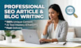 write SEO articles and creative blog posts using ai tools